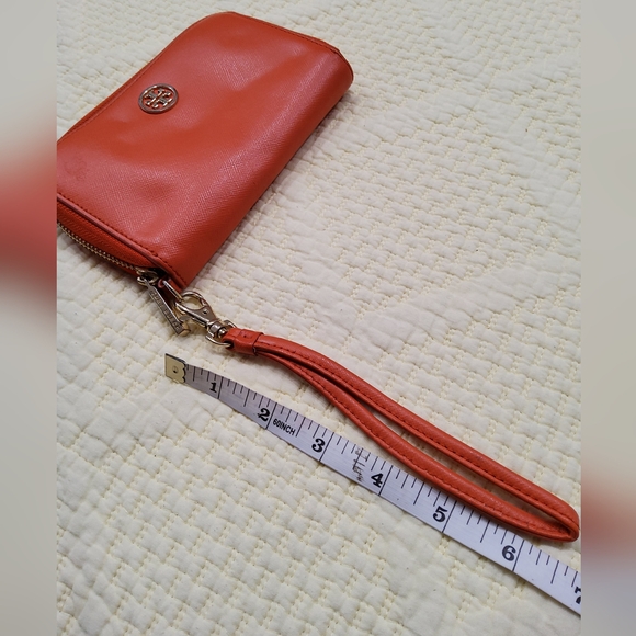 Tory Burch Orange Small Wristlet - Picture 7 of 13